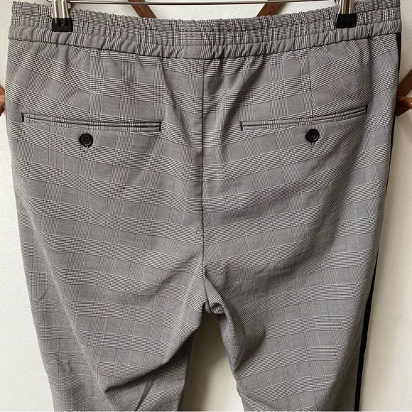 Houndstooth Plaid Skinny Fit Pants - Picture 8 of 12